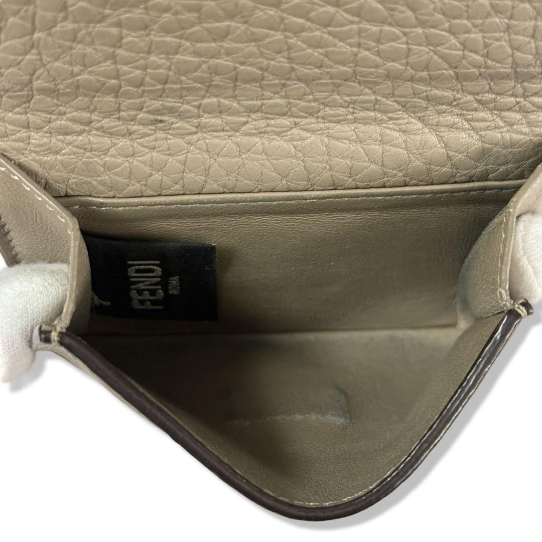 正規品 FENDI フェンディ ピーカブー マイクロ ウォレット レザー