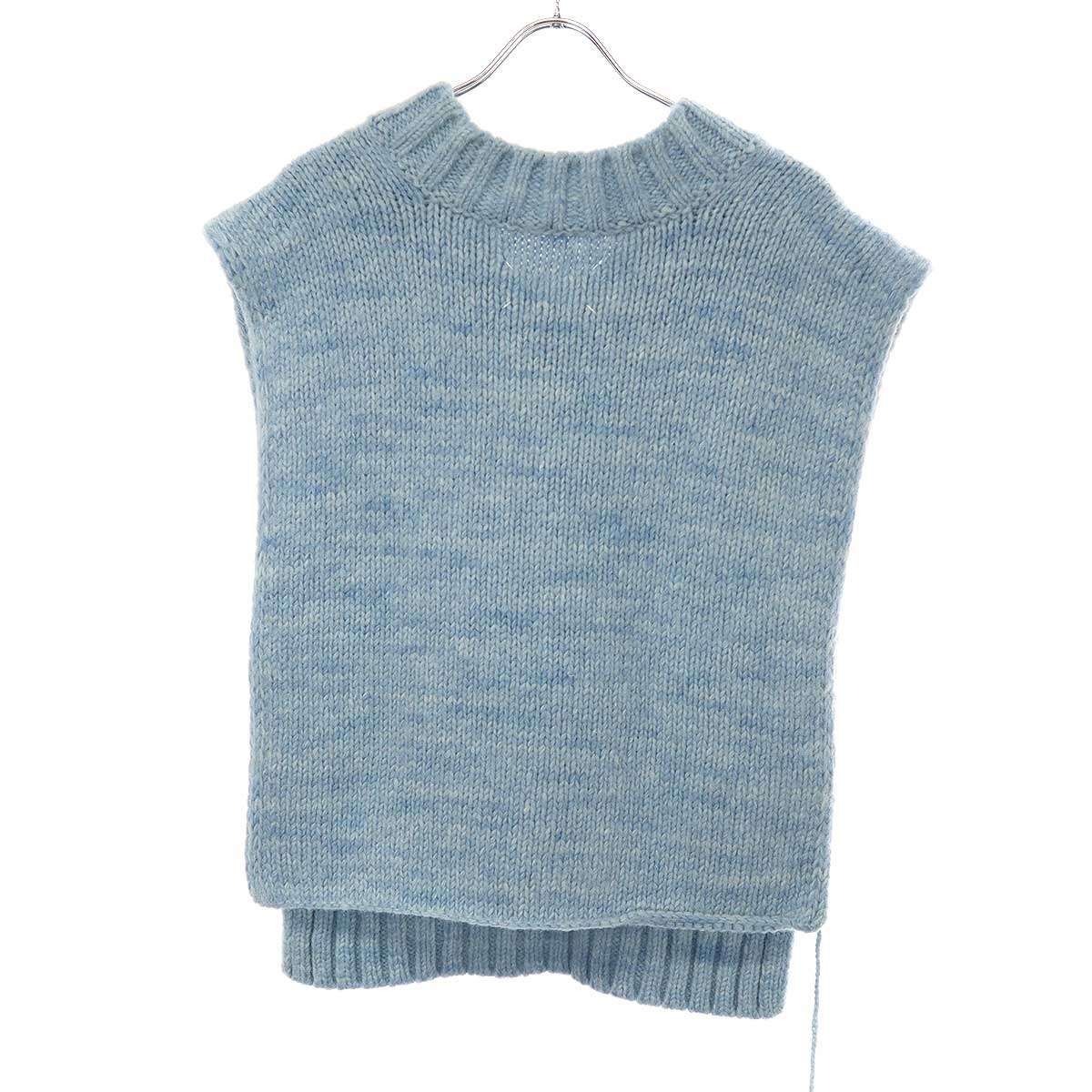 【satsuki⑅】MM6 メゾンマルジェラロングニットベスト XSサイズ Maison Margiela 4 14 メゾン マルジェラ 4 14 23AW ボタニカル