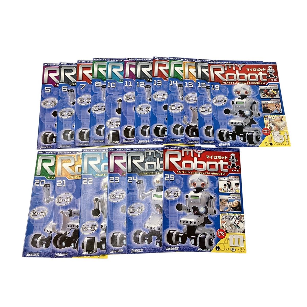 DeAGOSTINI 週刊 my Robot 2006年創刊 全90巻 あり 未組立 デアゴスティーニ マイロボット ジャンク W10443000