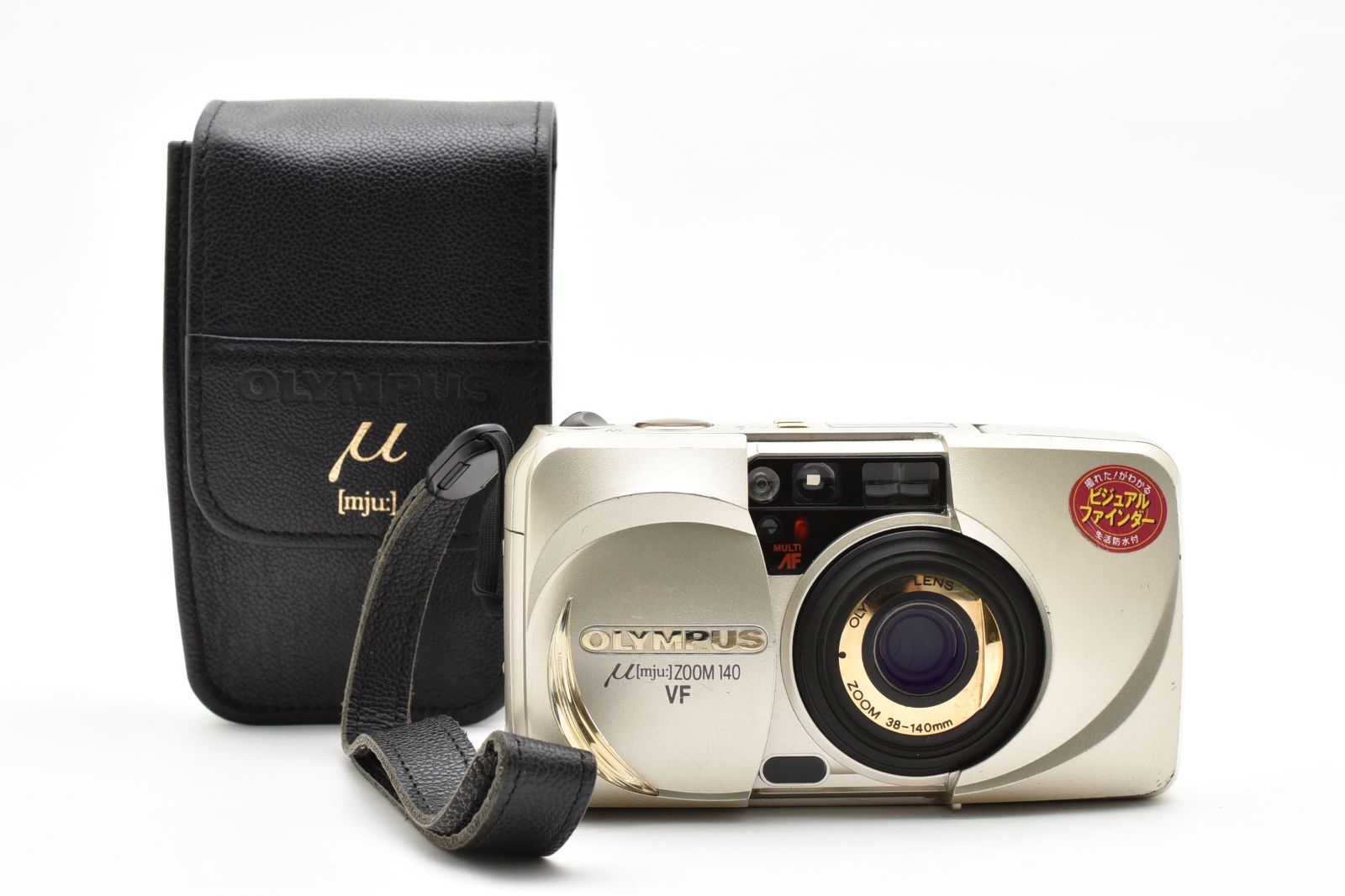 実写済 完動品 オリンパス Olympus μ mju zoom 140 VF ミュー 簡単フィルムカメラ