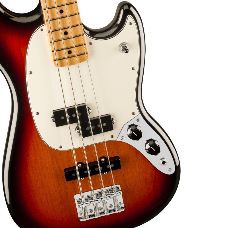 Fender Player II Mustang Bass PJ, Maple Fingerboard, 3-Color Sunburst〈フェンダーMEXムスタングベース〉