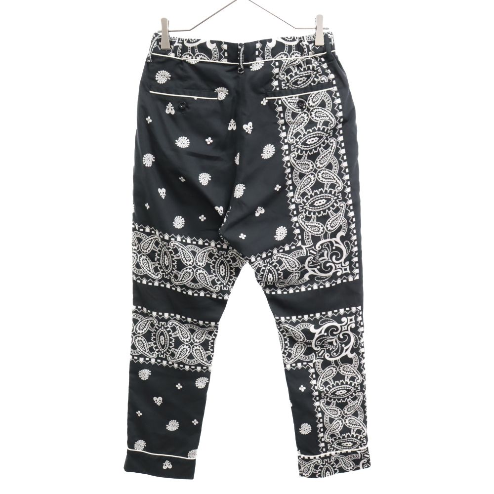 Sacai サカイ ロングパンツ 21SS ペイズリープリント