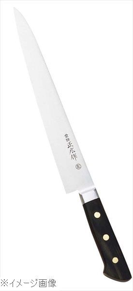 【新品】正広作 日本鋼 左きき用 ツバ付 筋引 ２４ｃｍ