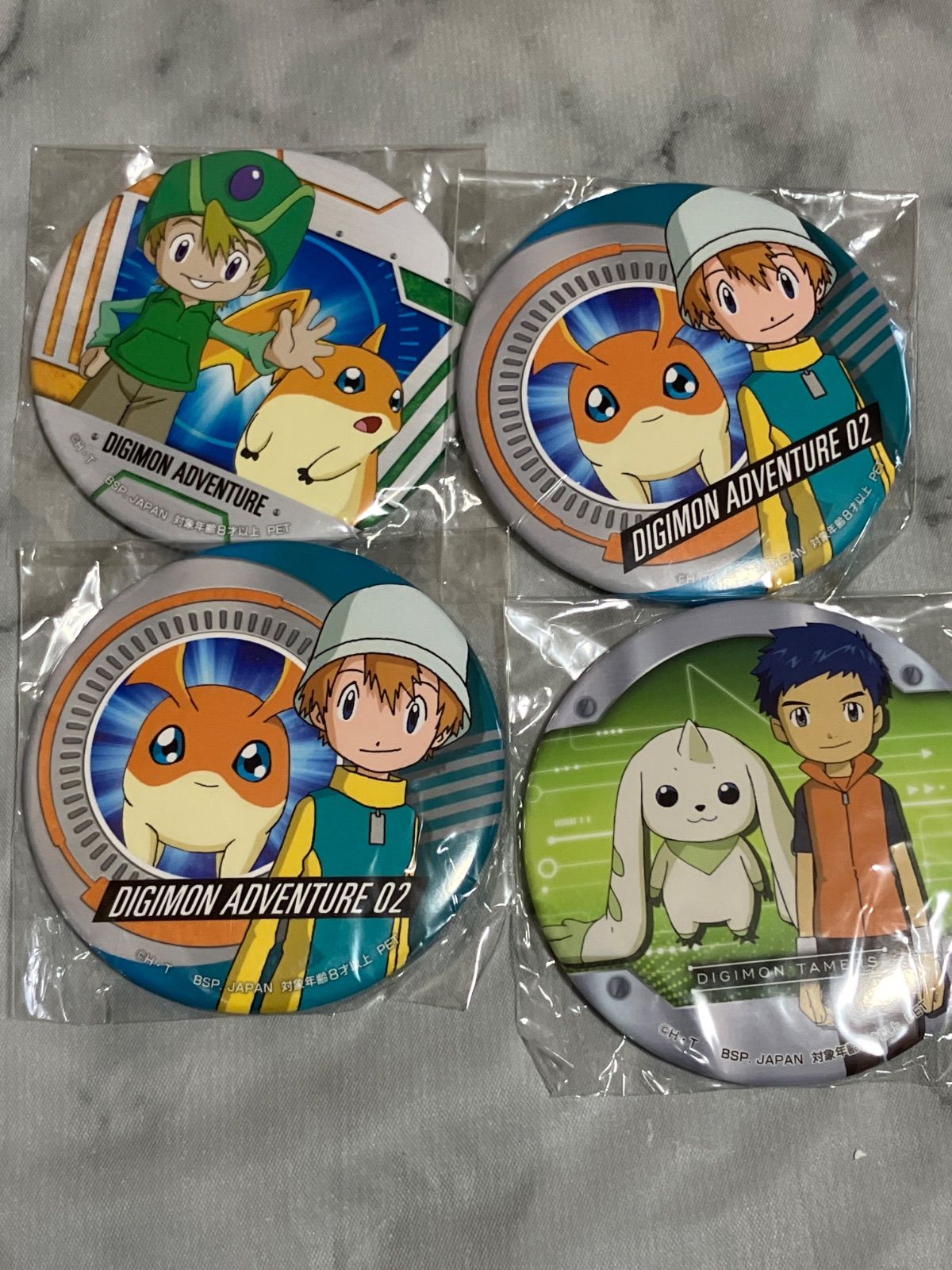 デジモンアドベンチャーtri 缶バッジ タケル デジモン デジフェス2016