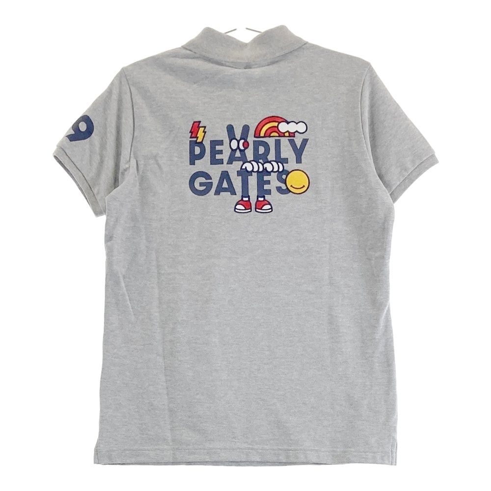 サイズ 1 PEARLY GATES パーリーゲイツ 055-2260002 半袖ポロシャツ グレー系 240101475366 ゴルフウェア レディース ストスト