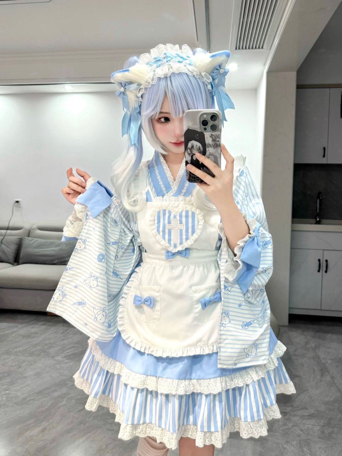 No 11 新品未仕立留袖 着物リメイクワンピース 正絹 Aライン 黒留袖