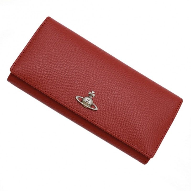 ヴィヴィアンウエストウッド 長財布 レディース レッド Vivienne Westwood 51040027 H404 RED/SILVER |  GINZA LoveLove（ラブラブ）