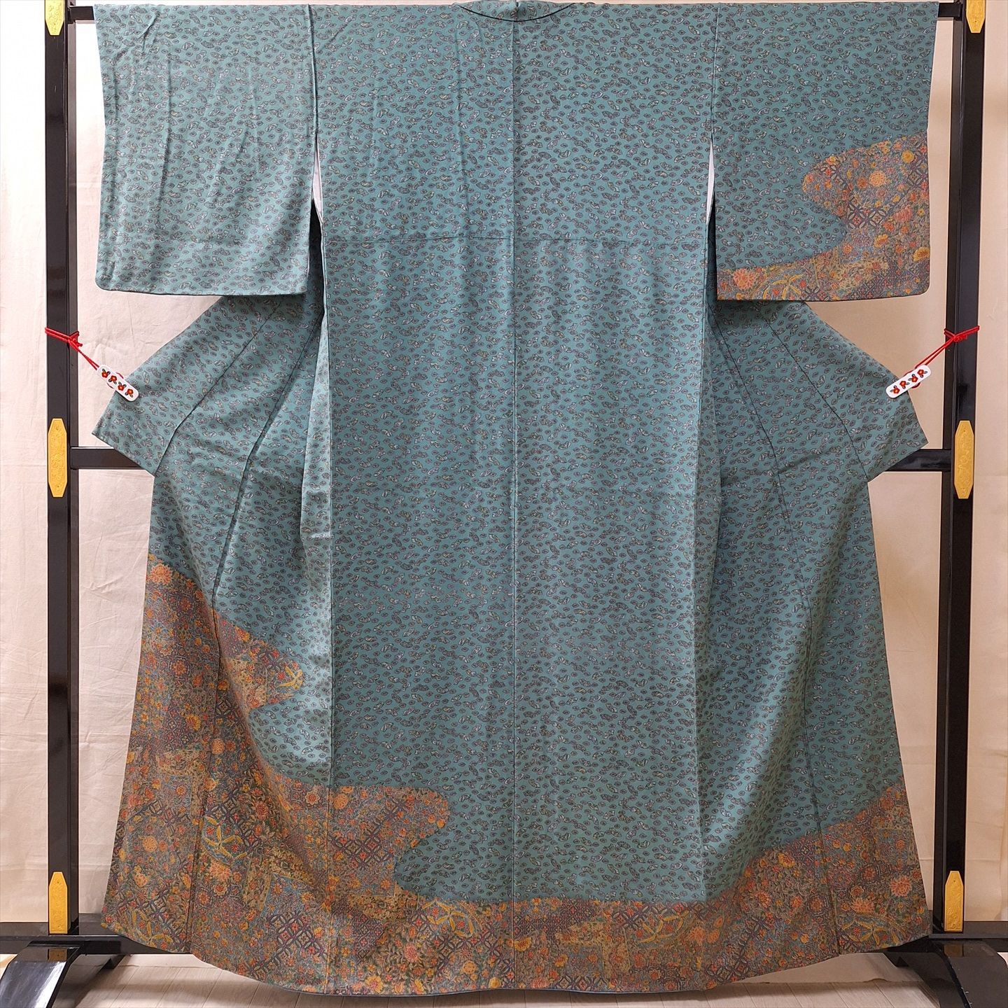 作家もの 京加賀友禅 桜花 童 付け下げ 着物 121a p 作家もの 京加賀