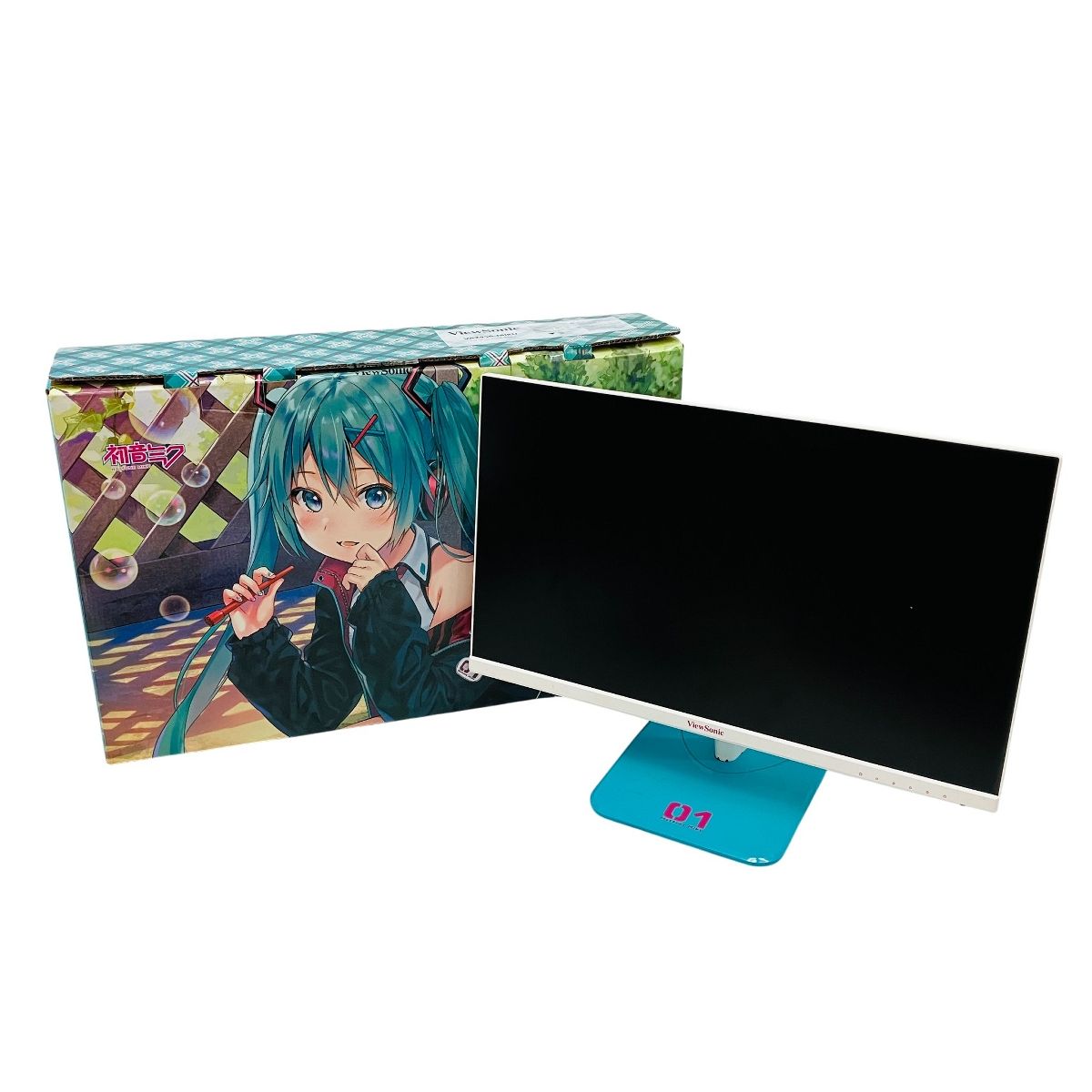 ViewSonic VA2456-MIKU 23.8インチ初音ミクコラボディスプレイ 家電 PC周辺機器 C10418499