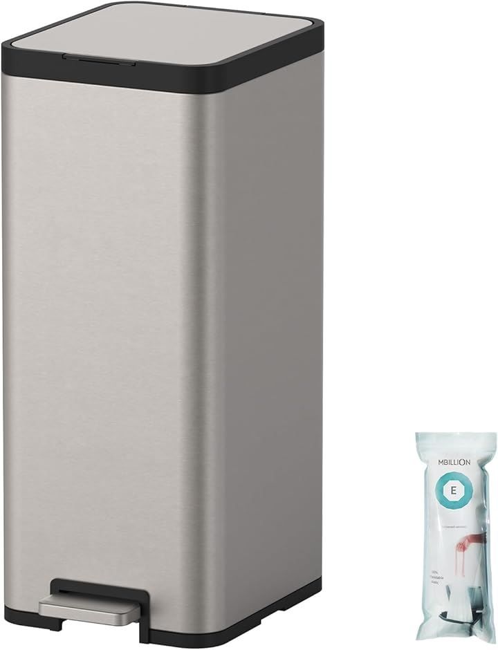 ダルトン ゴミ箱 分別用 2コンパートメント ビン 30リットル シルバー