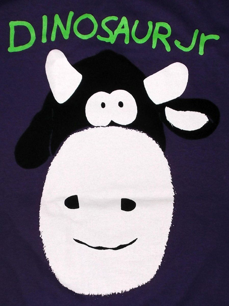 ダイナソーJr. Tシャツ(M) ゴリラ柄 DINOSAUR Jr ロングスリーブTシャツ COW GORILLA LS-Purple