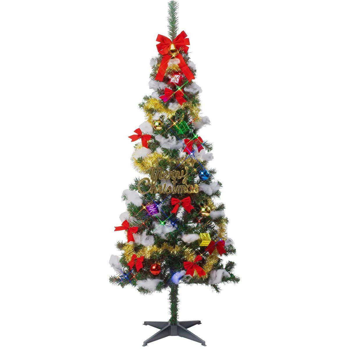 大人気！】ツリー型 LEDライト 150cm 150cm クリスマスツリー セット