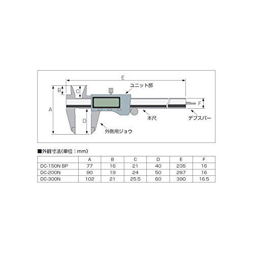 ムラテックKDS デジタルノギス DC-150N BP - 生活雑貨/NEWSTANDARD