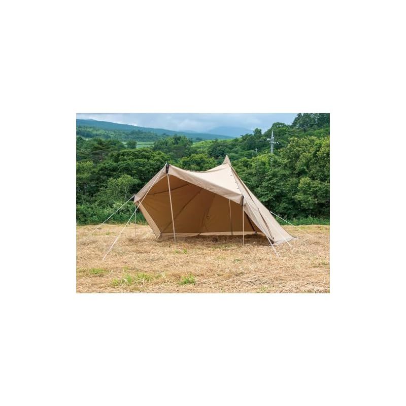 ogawa(オガワ) アウトドア キャンプ テント ワンポール型 タッソ 【1~2人用】T/C サンドベージュ 2727 テント ogawa ogawa(オガワ) モノポール アウトドア用品 モノ
