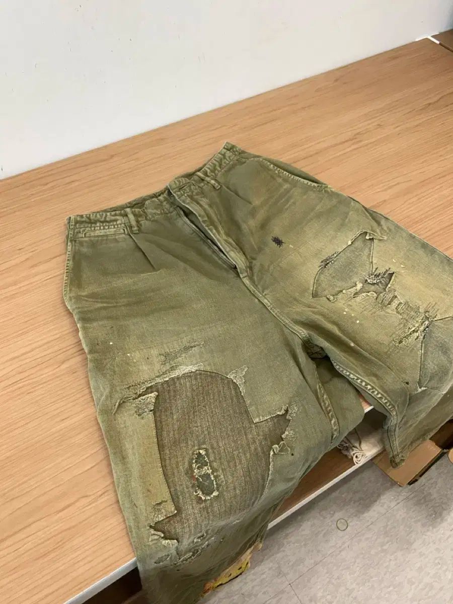 MAATEE＆SONS MILITARY DENIM ドゥルン KHAKI M35 MILITARY DENIM - WUNDER