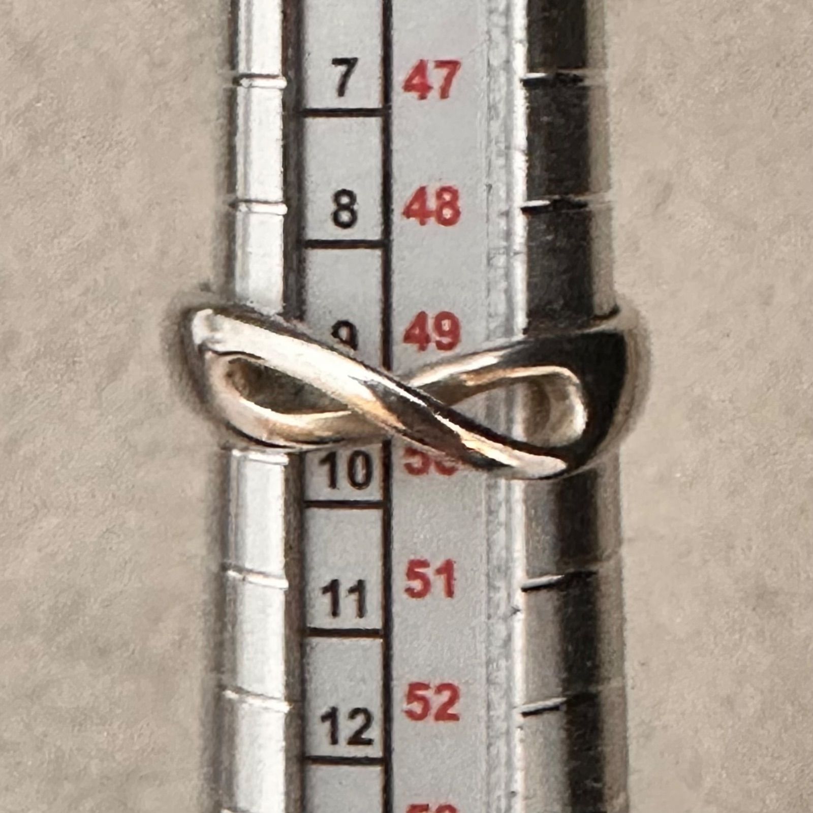 Tiffany&Co. infinity ring 約9号 silver925 ティファニー