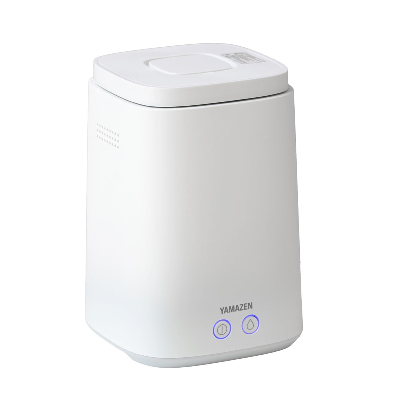 山善 スチーム式 加湿器 上部給水 タンク容量 2.4L 木造約8.5畳 プレハブ約14畳 最大加湿量500ml|h おしゃれ ホワイト KKS-J24E_W