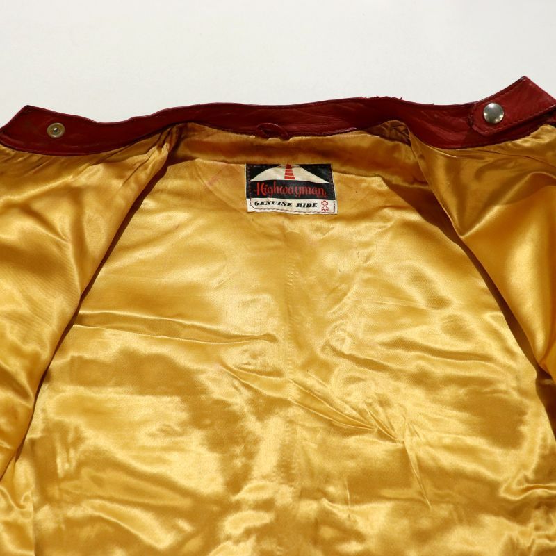 60s ~70s vintage Highwayman 無地 カラー シングルライダース