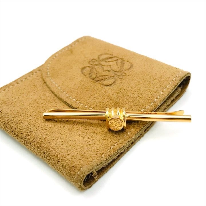 LOEWE ロエベ ネクタイピン タイピン ビジネス メンズ 紳士 ゴールド ブランド ファッション小物 プレゼント r218