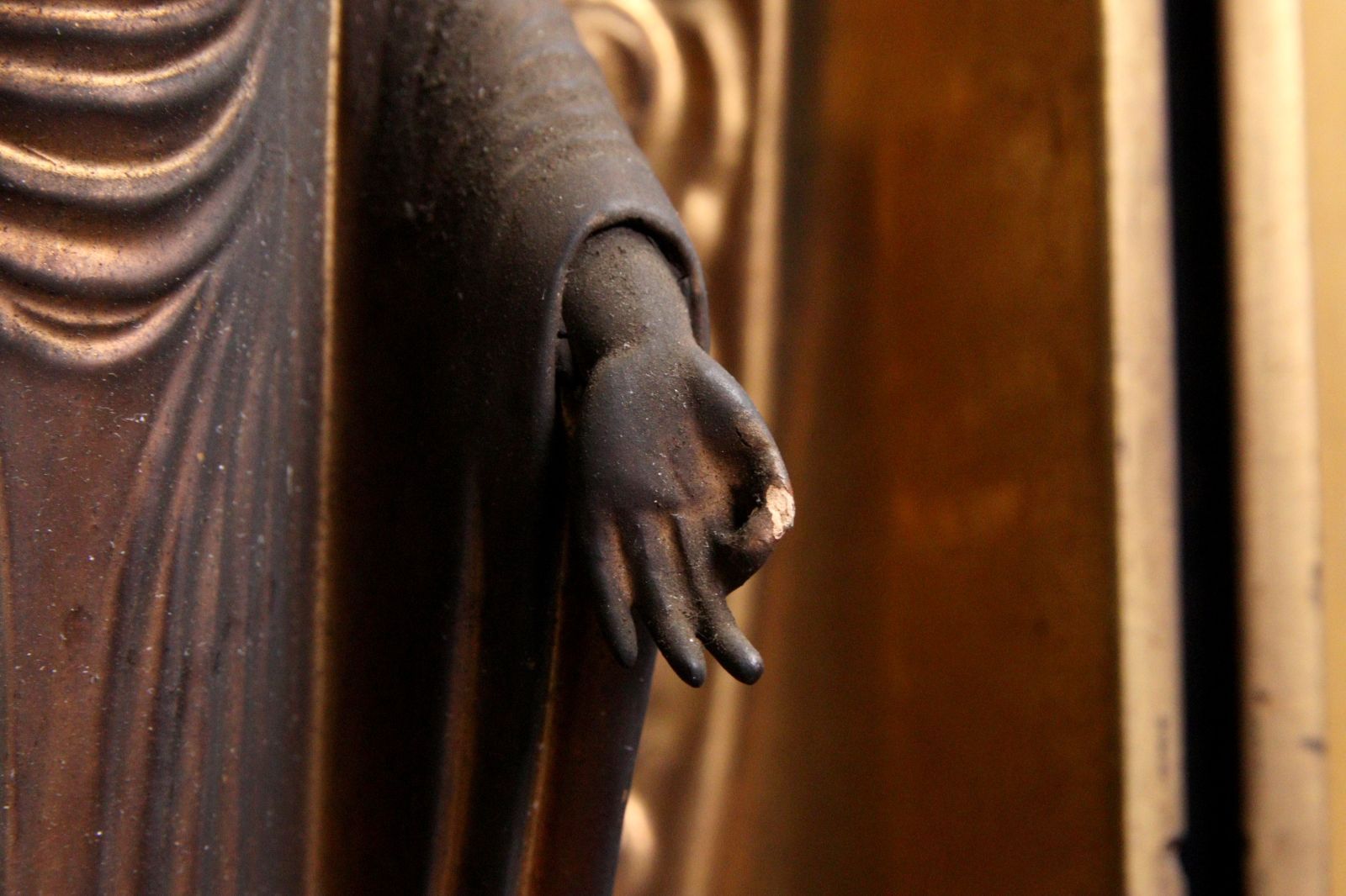 仏教美術 厨子 細密 一刀浮彫り 時代 阿弥陀如来像 仏像 仏教美術 厨子 細密 一刀浮彫り 時代 阿弥陀如来像 仏像（仏像