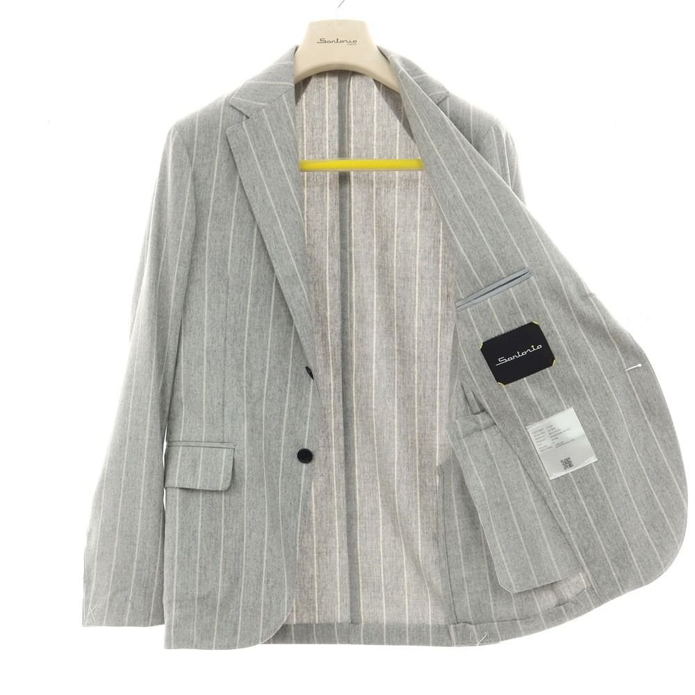 中古】【未使用】サルトリオ Sartorio ウールナイロン ストライプ 3つ  
