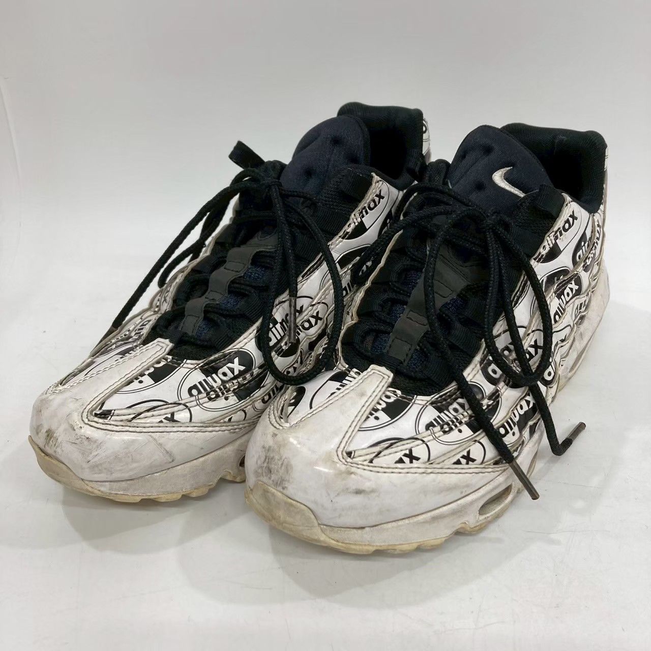 ☆M31 Nike Air Max 95 PRM Logo Pack White/Black ナイキ エア 
