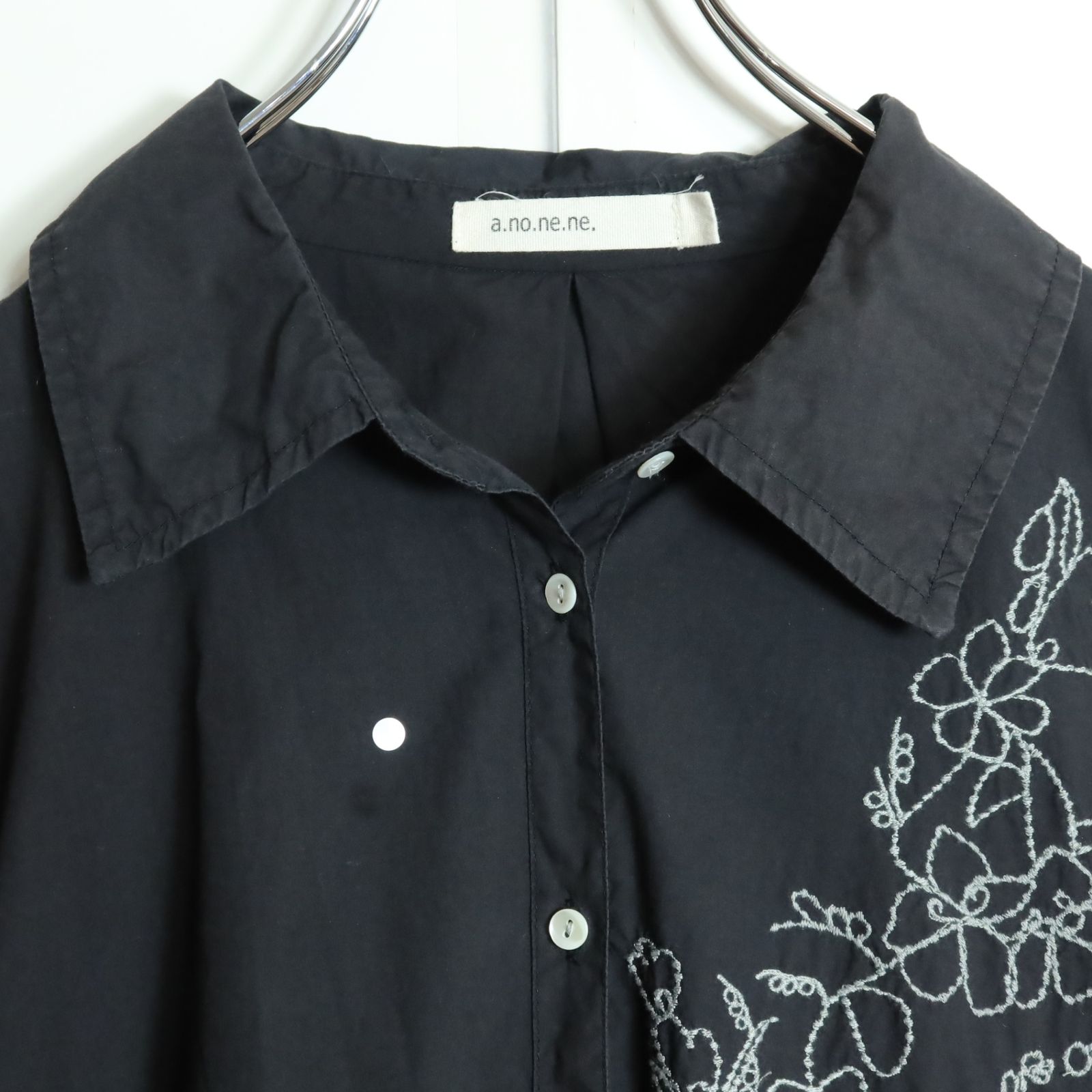 olaca おおらか AS KNOW AS アズノゥアズ☆刺繍ブラウス 長袖
