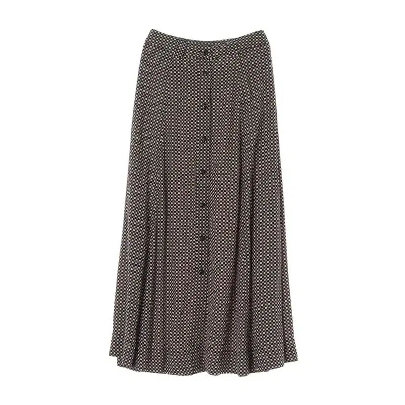 【GANNI】ヘクリンクルチェックミニバブルスカート Ganni Crinkled Check Mini Dress - Square