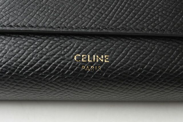 セリーヌ 財布/ミニ財布 CELINE レディース 三つ折り財布 ブラック