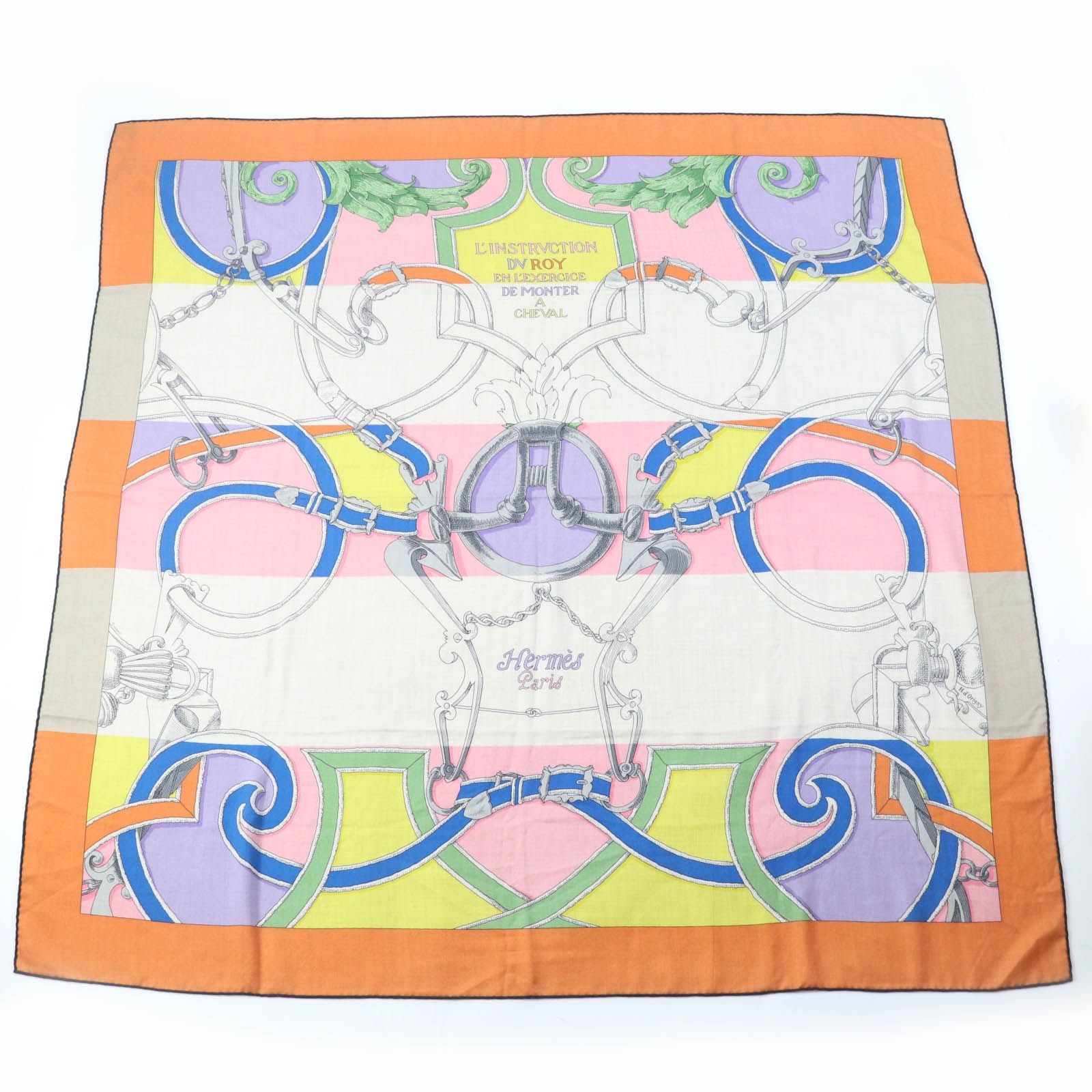 未使用品☆HERMES エルメス カレジェアン カレ140 LINSTRVCTION