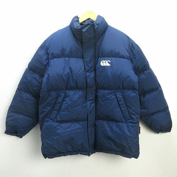 sカンタベリー/CANTERBURY ナイロンダウンジャケット JKT【MA】紺系/MENS/98【中古】