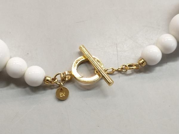 UNDERCOVER 22S/S PEARL NECKLACE UC1B1N05 A.IVORY ｱﾝﾀﾞｰｶﾊﾞｰ ﾊﾟｰﾙ