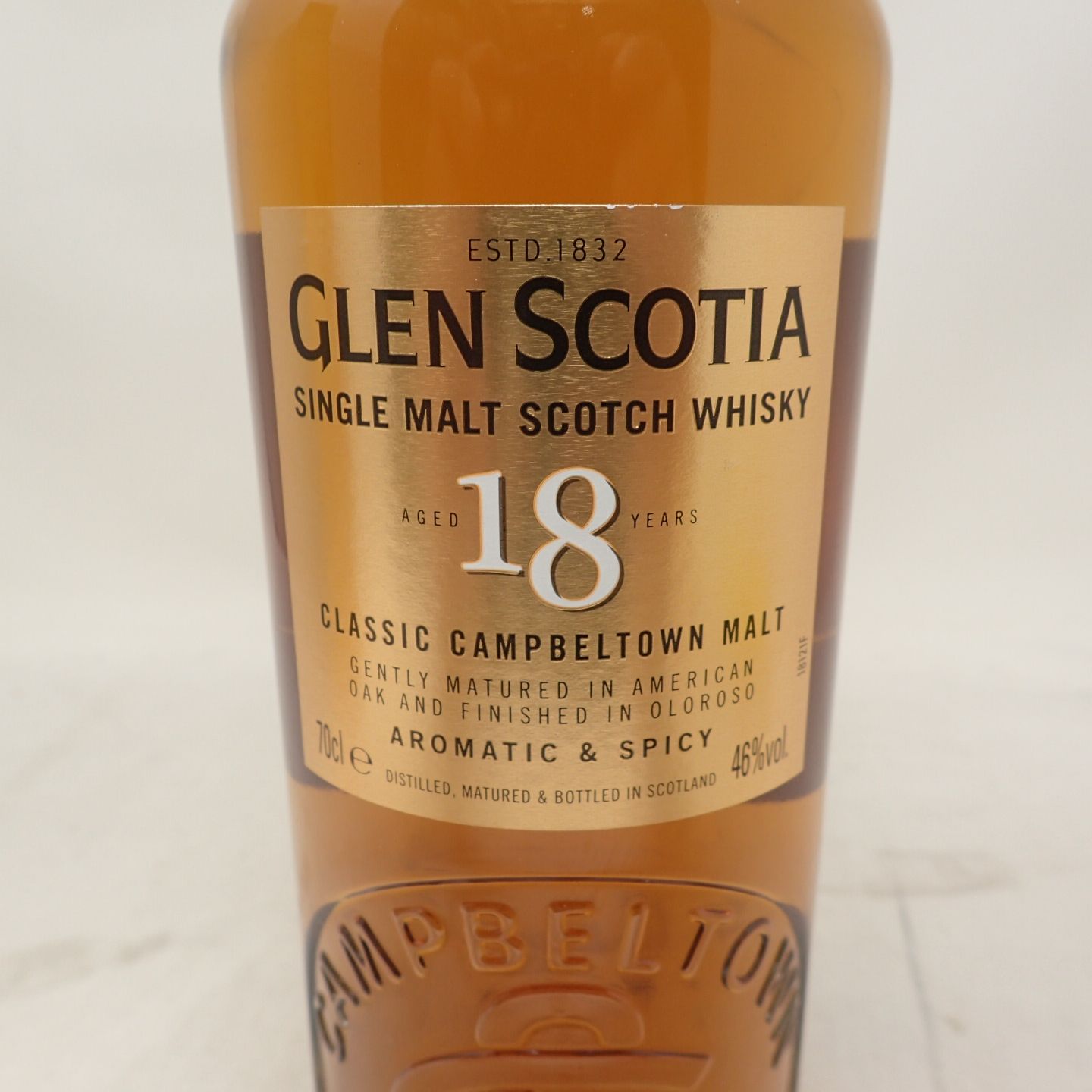 グレンスコシア 18年 シングルモルト 700ml 46% GLEN SCOTIA【U1