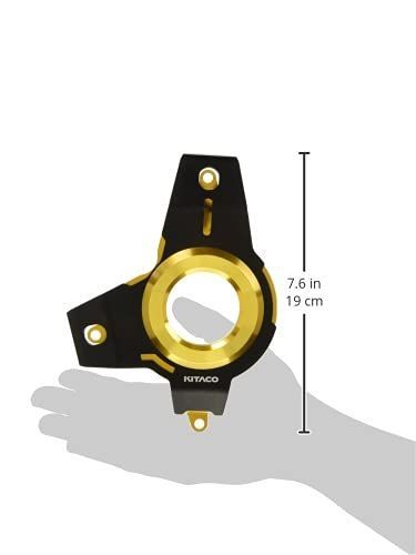 色: ゴールド】キタコ KITACO クランクケースカバー左側 ゴールド モン