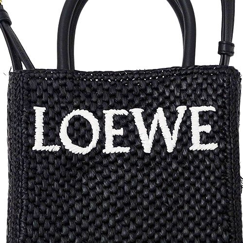 ロエベ LOEWE A5トートバッグ ショルダーバッグ ブラック 楽天市場】LOEWE ロエベ Standard A5 Tote Bag トートバッグ