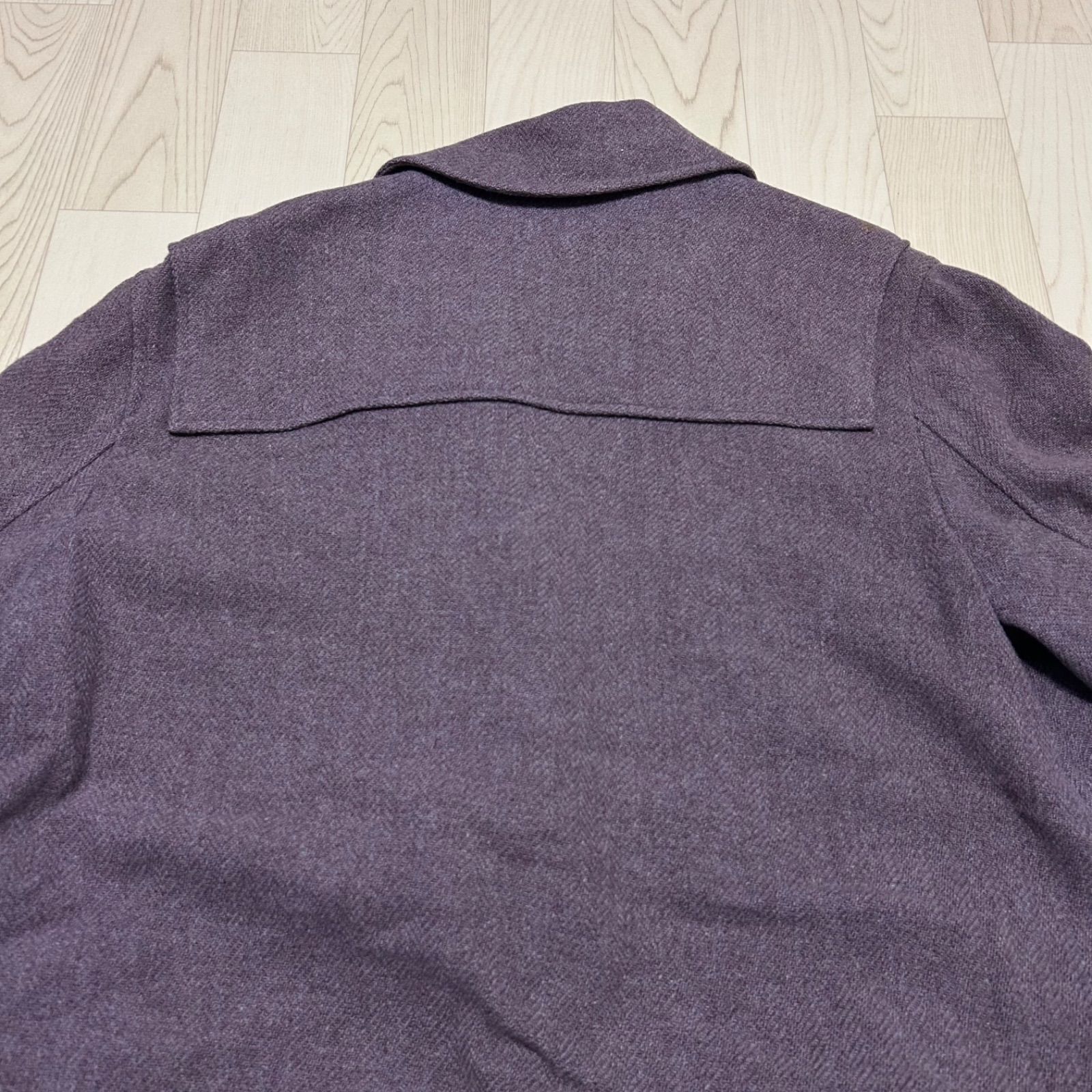 80s ラルフローレン ウール ショート ダッフル コート RALPH LAUREN 大文字タグ トグルボタン GULLKHAN_COM