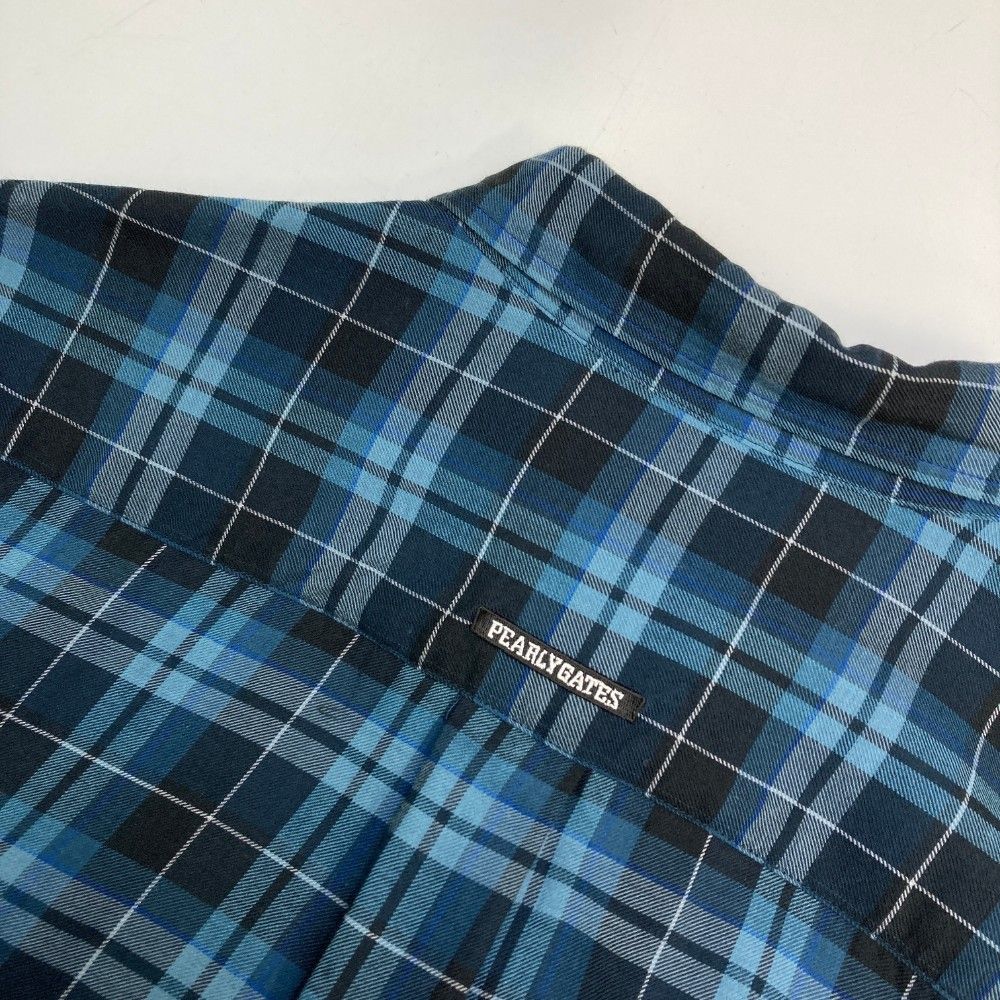 パーリーゲイツ メンズ ゴルフパンツ ネイビー系 チェック サイズ5(L