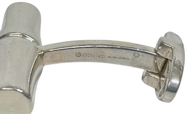 グッチ カフス カフリンクス バンブー シルバー SV925