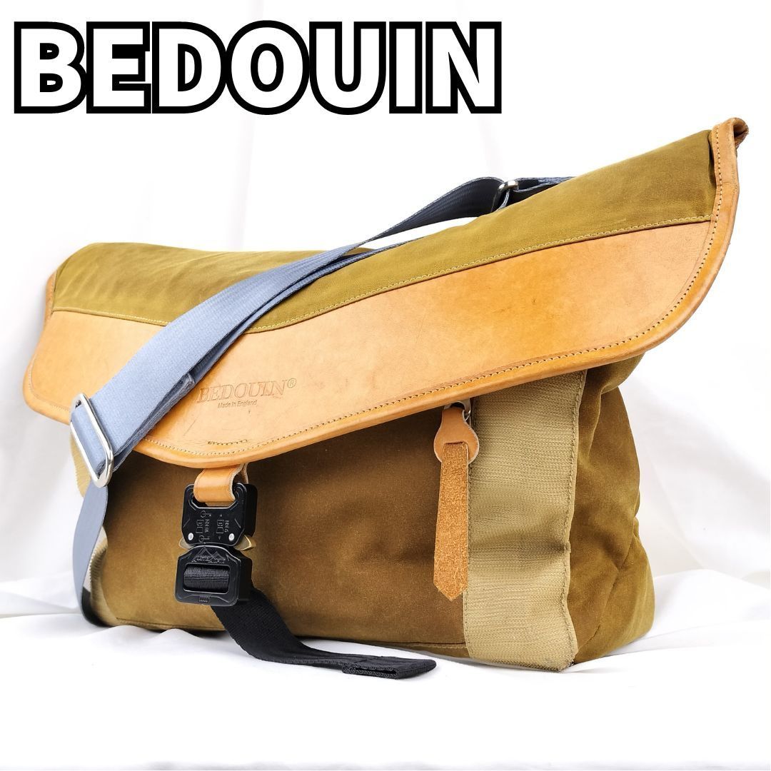 BEDOUIN ブラック メッセンジャーバッグ