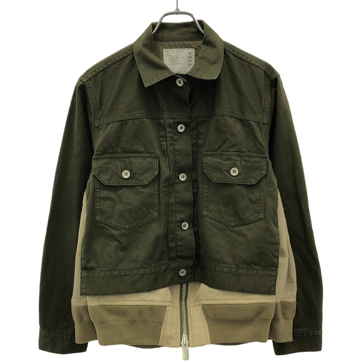 Sacai 22SS Nylon Twill Mix Blouson 2 【公式通販】