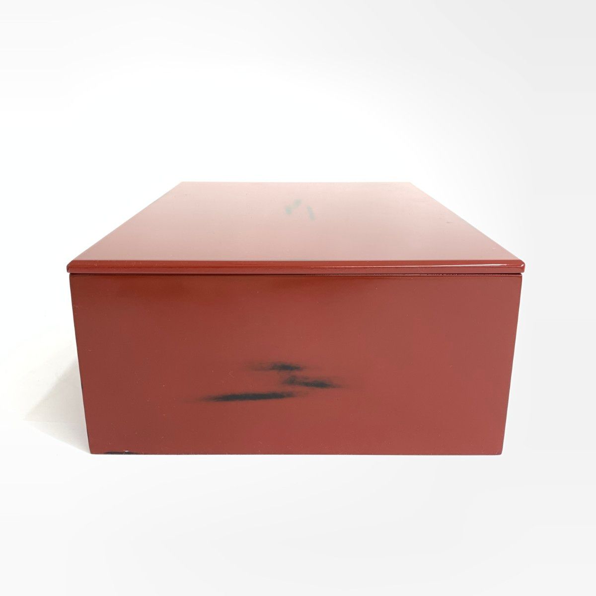 新品未使用　根来塗り赤色二段式漆器文箱　引出し付き 新品未使用 根来塗り赤色二段式漆器文箱 引出し付き - メルカリ