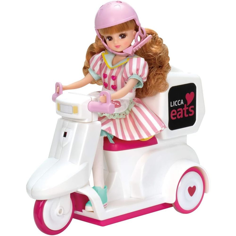 タカラトミー リカちゃん ごっこ遊び イーツ おとどけスクーター おままごと 3歳以上 (人形別売) おもちゃ