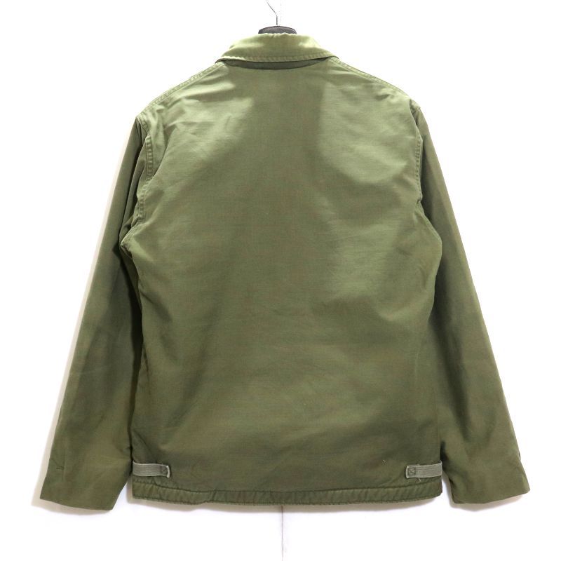 80s USA製 vintage U.S.NAVY A-2 デッキ ミリタリージャケット