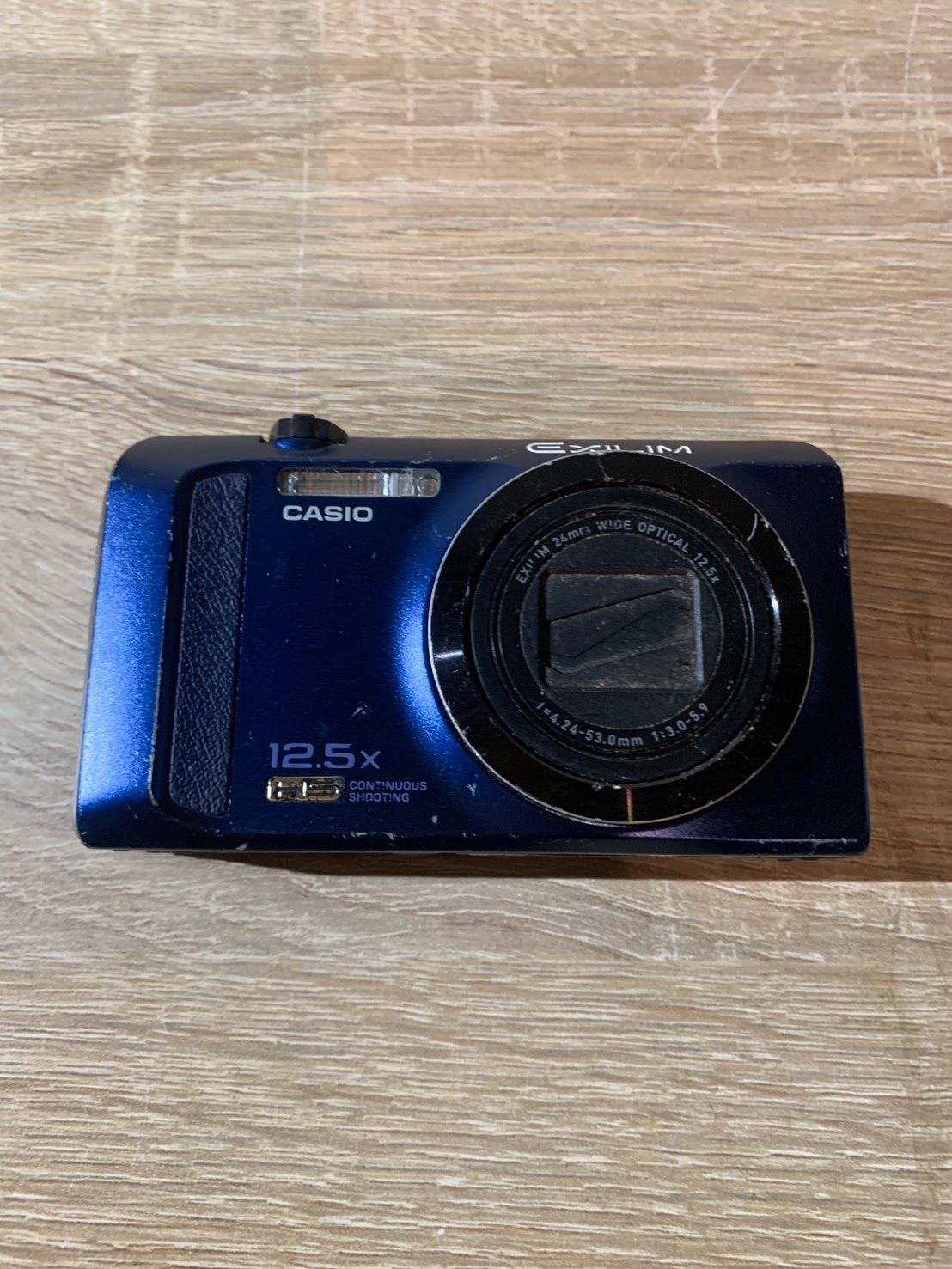 5923 Casio カシオ EXILIM EX-ZR200 ブルー ジャンク品 デジカメ