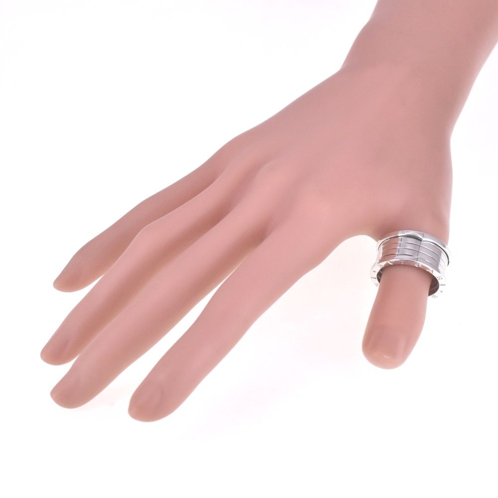 収納しやすい ブルガリ BVLGARI B-Zero1 リング サイズ63 JP23 K18WG メンズ S 139302