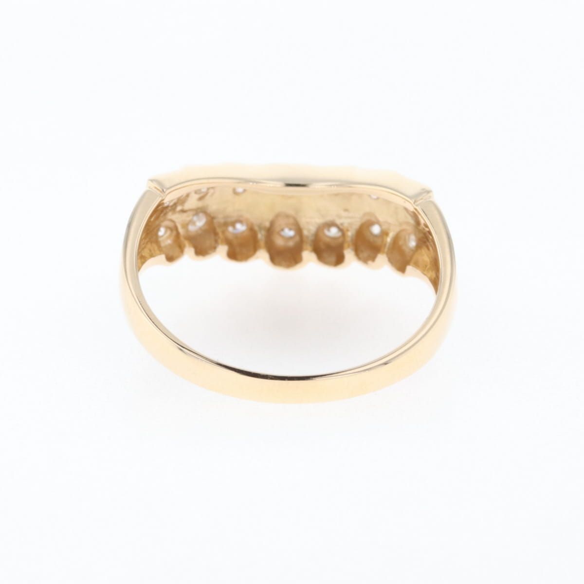 k18 メレダイヤ１２号リング セレクトジュエリー メレダイヤ デザインリング 12号 K18