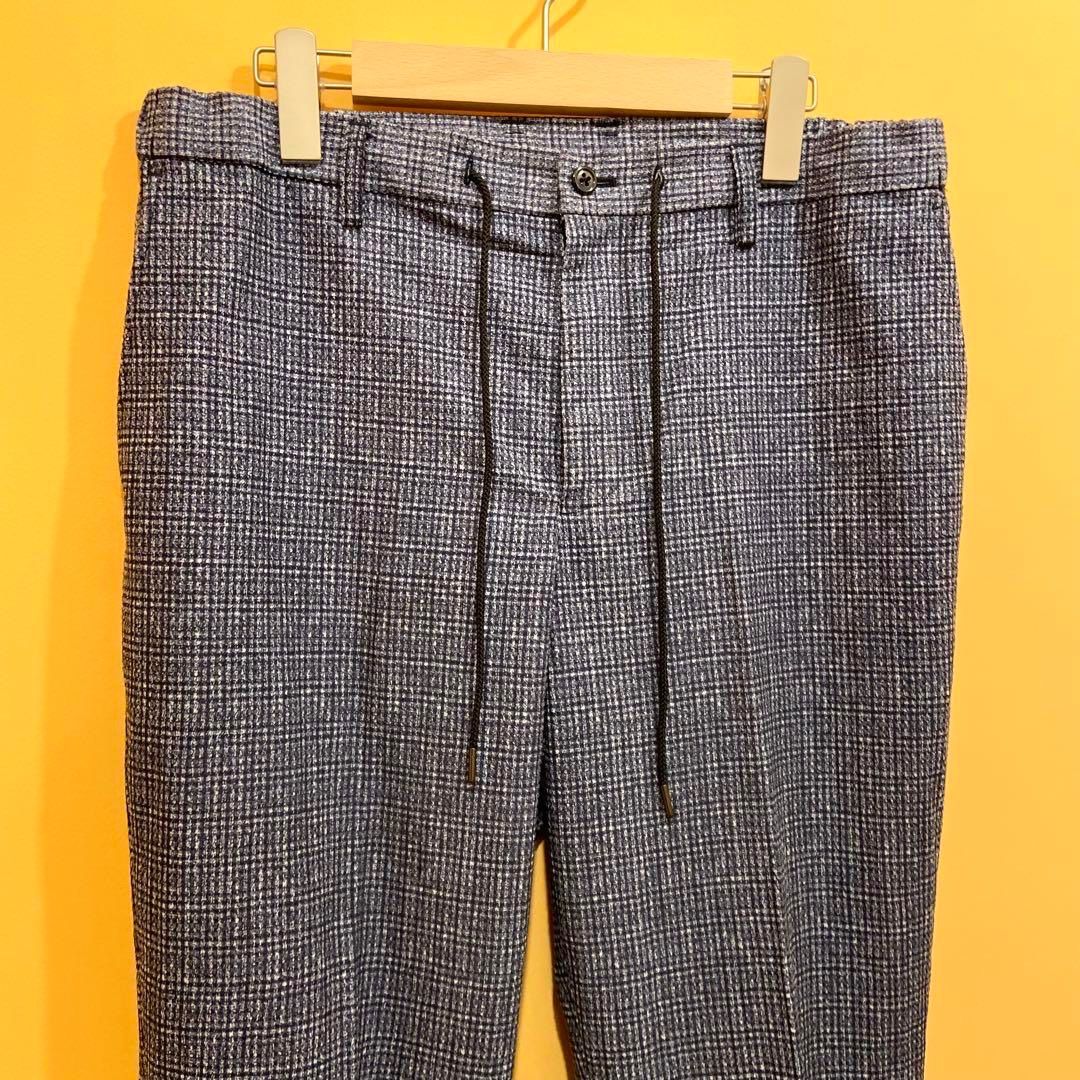 パジャマスーツ AOKI シアサッカー ストレッチ セットアップ ネイビー