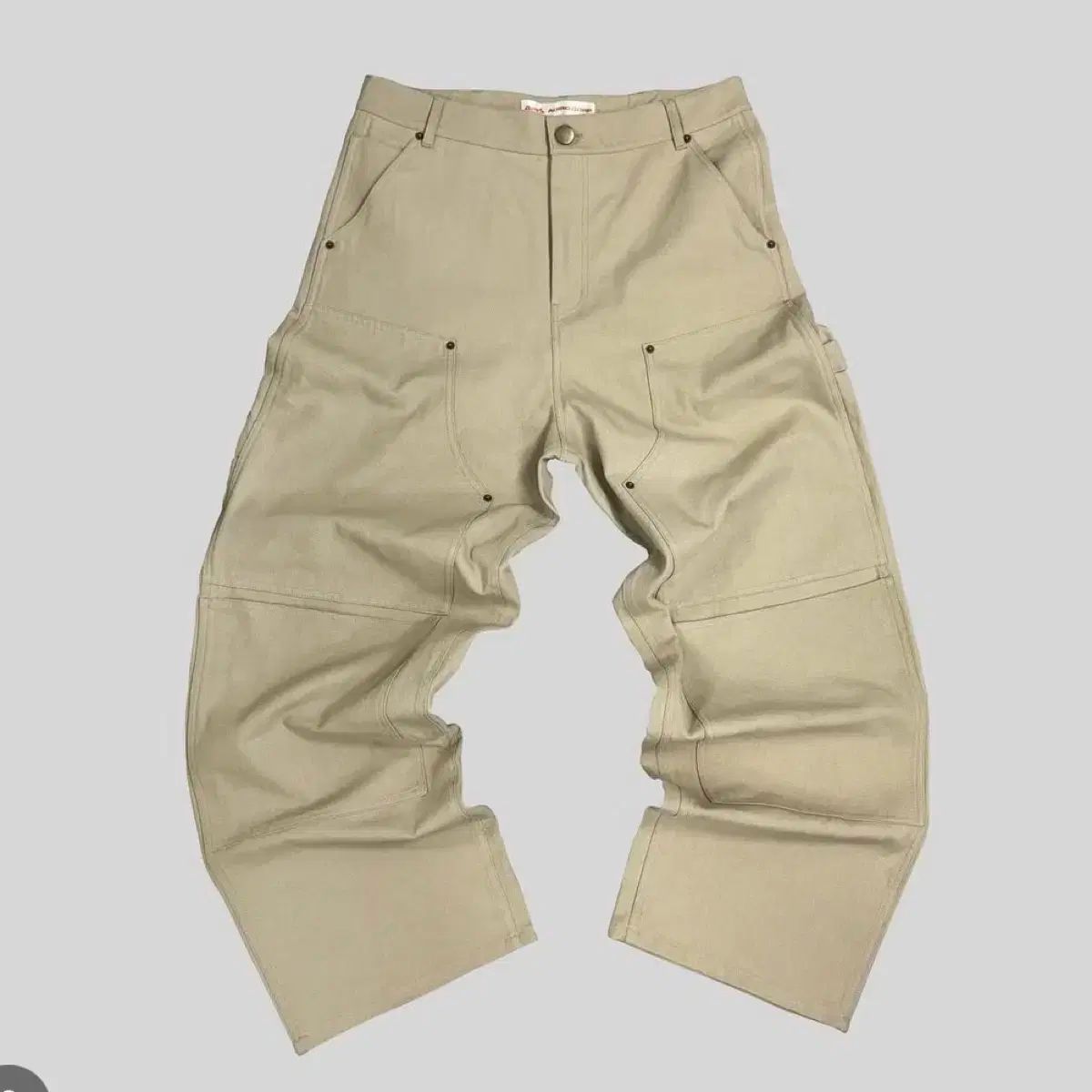 アオイロ カット ダブルニー パンツ タン ver2 2size