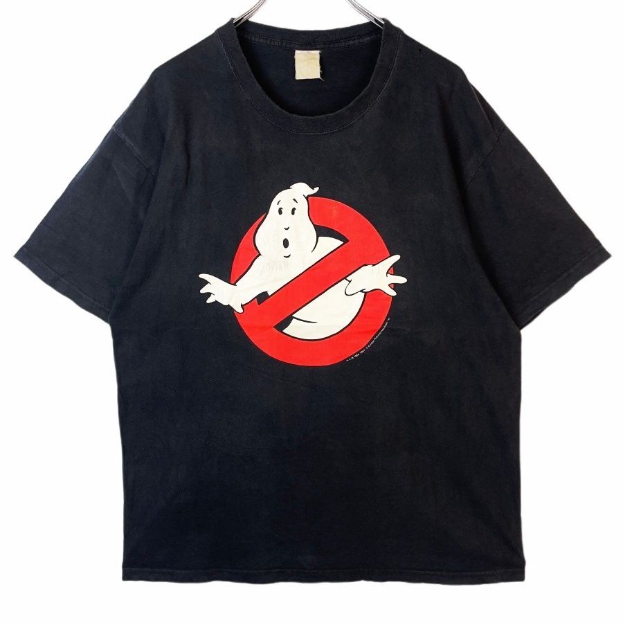 00sゴーストバスターズGhostbusters半袖Tシャツ映画TムービーTお化けキャラクタープリントキャラ物ブラックフェード黒レッド赤ホワイト白vintageヴィンテージ41216
