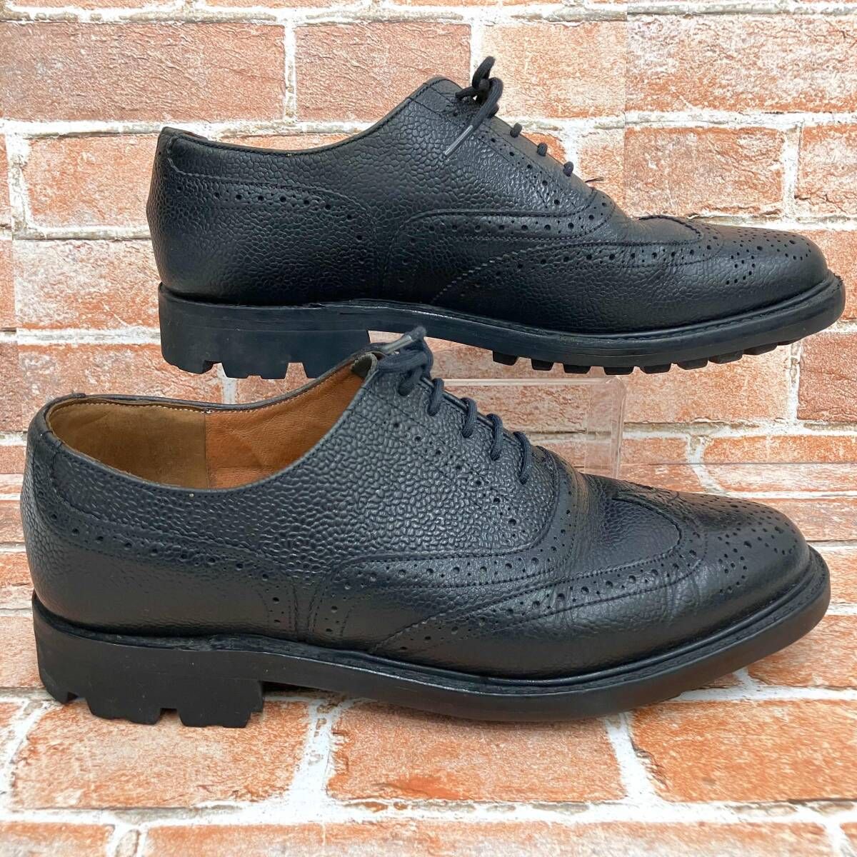 K SHOES Kシューズ ウィングチップ ブラック アウトソールサイズ30 cm